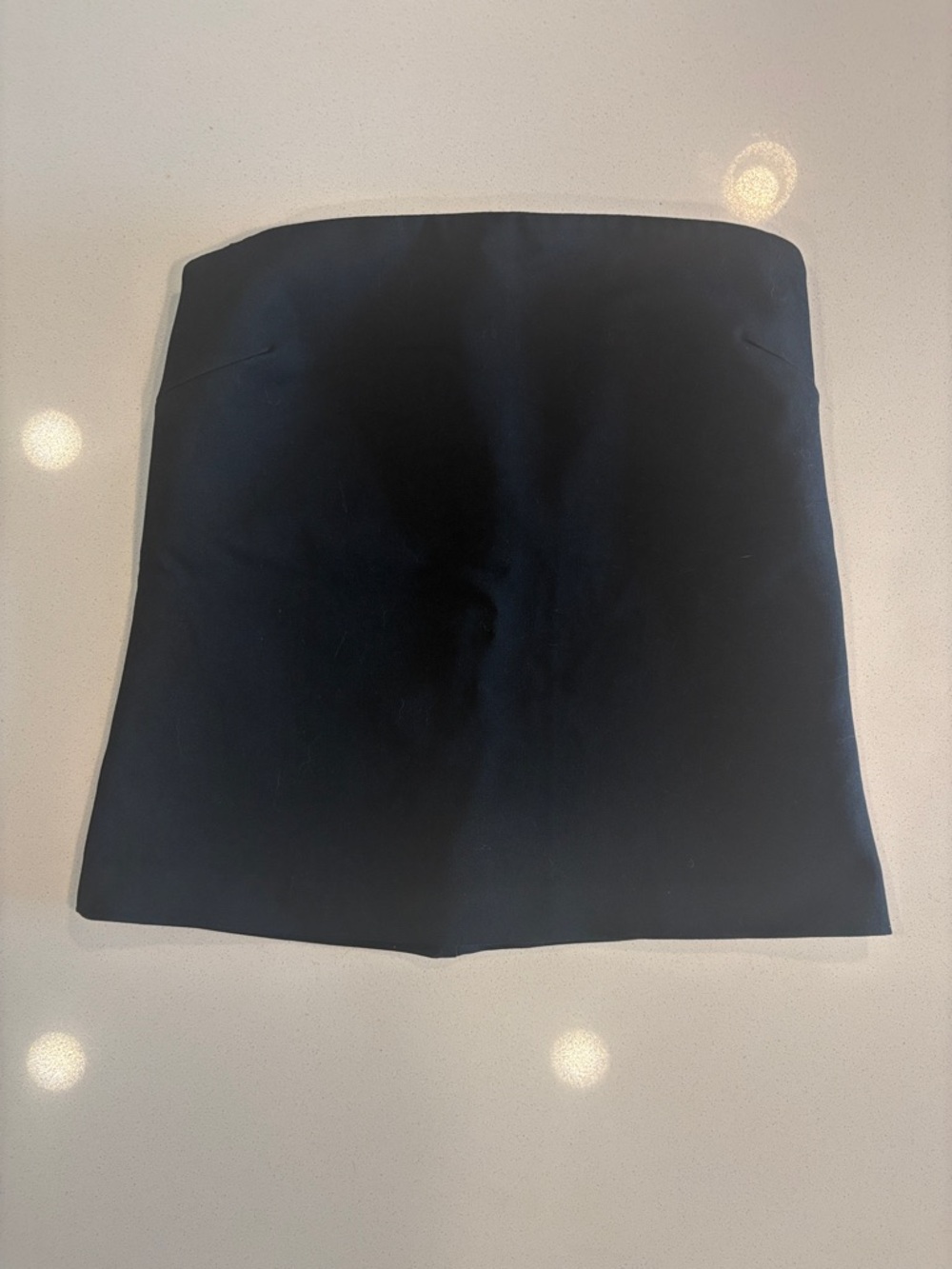 Zara Black Strapless Tube Top- Minimal Chic